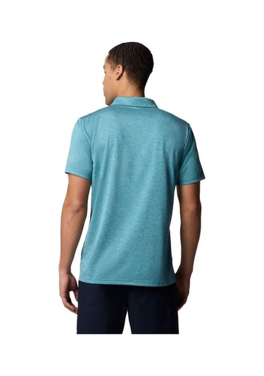 Columbia Hıke Polo Erkek T-shirt Ao3614-364 Turkuaz