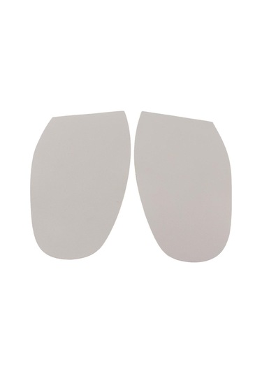 Homyl 1 Çift Kauçuk Yarım Taban Değiştirme Kaymaz Beyaz Beyaz