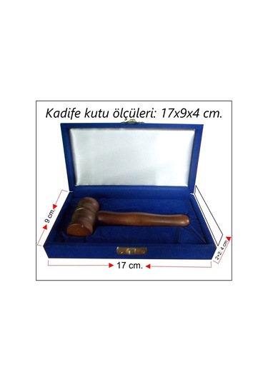 Maben Kadife Kutulu Ahşap Çekiç