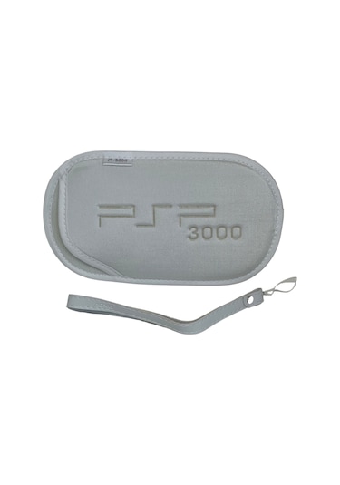 Psp 2000/3000 Soft Çanta Kılıf + Bileklik Beyaz Psp 2000/3000 Uy