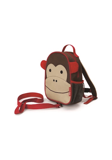 Skip Hop Zoo Emniyet Kemerli Okul Çantası Maymun 001