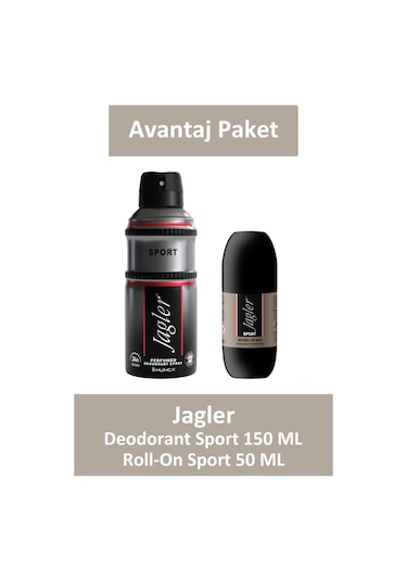 Jagler Deodorant Sport 150 Ml + Jagler Man Sport Roll-on 50 Ml
