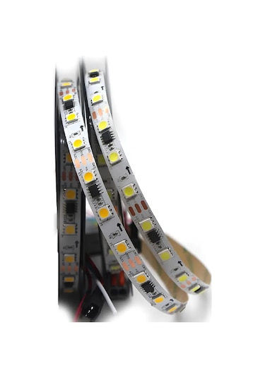 Amber Sarı Pixel Şerit Led Ws2811 12 Volt Ip20 5m