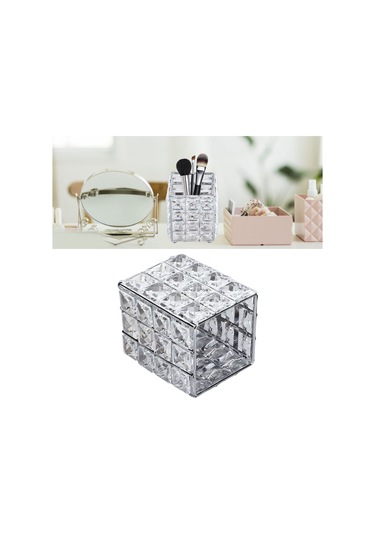 Springsun Gümüş Metal Ve Kristal Dekoratif Saklama Kutusu - Ev Dekorasyonu, Mükemmel Hediye, Küçük Alet Ve Mücevher Saklama Kabı Perliten Yumuşak Paketleme Çok Renkli