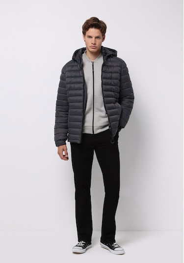 Colins Slim Fit Erkek Antrasit Mont Cl1076511 Q1.v1 Ant Antrasit