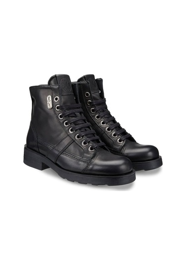 Bot Kadın Oxw002400 Oxs Frank 0024 Mıd D Leather Black Siyah