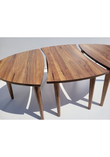 Akset Orta Sehpa Zigon Ceviz Yapboz