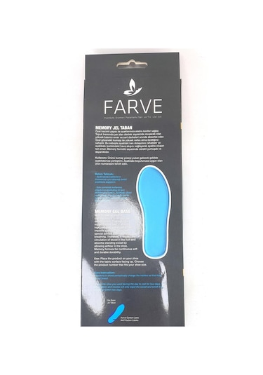 Özel Memory Form Jel İç Tabanlık - Siyah