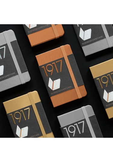 Leuchtturm1917 Metalik Renkler Serisi Lüks Kartvizitlik, Altın