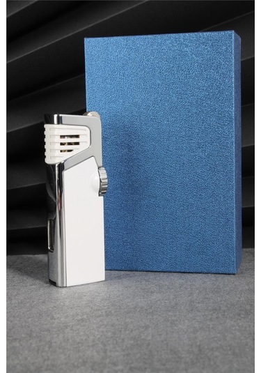 Silvio Monetti Beyaz Renk Üç Pürmüzlü Vanalı Gazlı Çakmak 24csm692tr03