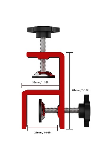 Youtek Alüminyum 35mm Kapı Menteşi Delme Fiği - Dolap Kapakları İçin İşaretleme Ve Sabitleme Aracı