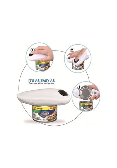 Konesam Çok Fonksiyonlu Elektrikli Kutu Açıcı, Farklı Boyutlardaki Şişeler Ve Konserveler İçin Ev Ve Bahçe Mutfak Aleti Kırmızı + 8 Harfli Renkli Kutuda Diğer