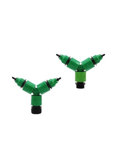 Trendooze 3 Yollu 4/7mm Hortum Ayırıcı, Y Hızlı Bağlantı Damla Sulama Adaptörü 6340 Diğer