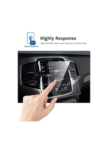Volvo XC40 Ekran Koruyucu 8.7" Multimedya Navigasyon 2016-2021