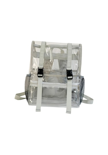 Suntek Kadınlar Ve Kızlar Için Şeffaf Sırt Çantası , Gri
