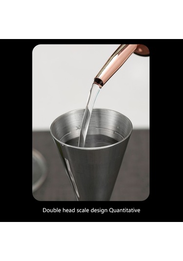 Bar Jigger Çift Kokteyl Jigger Bar Ölçüleri 30/60ml, 30/45ml Gümüş
