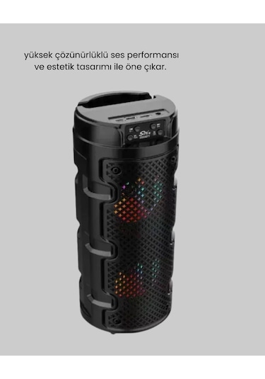 Kablosuz Stereo Hoparlör Usb + Sd Kart + Aux Destekli Bluetooth 5.0