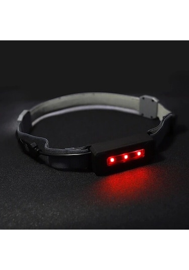 DailyLink USB Şarj Edilebilir LED COB Kafa Feneri Lambası Siyah