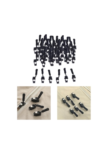 Suntek 60 Adet Fermuar Tamir Takımı Sabitleyici Elbise Pantolon