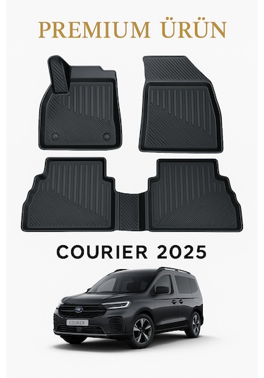 Ford Tourneo Courier 2024 Ve Sonrası 3d Oto Paspas Premium