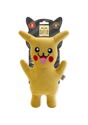 Cattie Matatabili Kedi Peluş Oyuncağı Pikachu 20 Cm