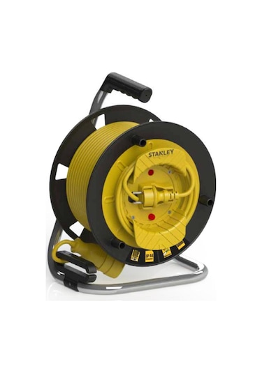 Stanley ST-G-3515+2 Makaralı Kablo 35 Mt, 3x1.5mm, 1 Prizli, IP44