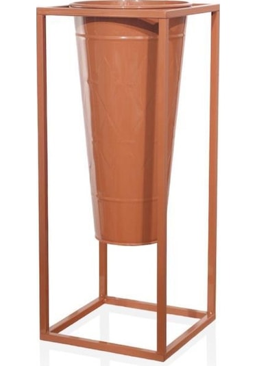 The Mia Prizma Vazo & Saksı Terracota 70x30x30 Cm