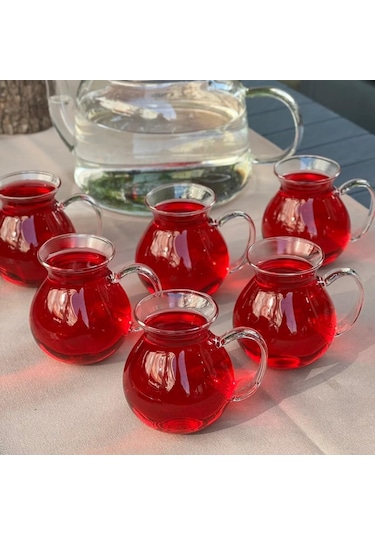 Arow Borosilikat Çay Bardağı 6 Parça