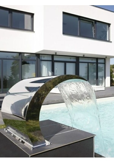 DEV PASLANMAZ 500x1000 mm Lüks Model Havuz Şelale AISI 316 Kalite