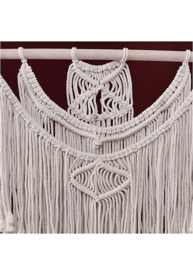 Vkemall Boho Tarz 40x75 Cm Pamuklu Duvar Dekoru - Konfor Verici Ev Ve Ofis Dekorasyonu, Kolay Asma Özelliği 2 M