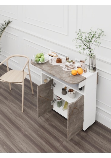 Kelebek Yemek Masası Mutfak Masası Katlanabilir