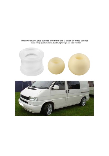 Lemestar Volkswagen T4 Vites Mekanizması Tamir Seti - 701711166 Oe Numara - 3 Adet Bushing 2 Tip - Dayanıklı Abs Malzeme