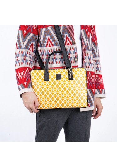 Minbag 563-20 Hardal Sarısı Marin Laptop Çantası