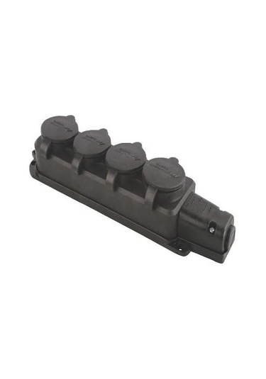 Monofaze Kauçuk Dörtlü Grup Priz