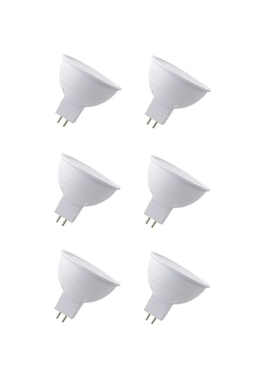 8 W Gu5,3 Duy-iğne Duy Çanak Ampül Güneş Işığı 4200k 6 Adet