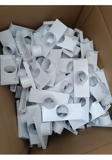 Hidroponik Nft Kare Boru Kanal Giriş Ve Tahliye Kapağı X10 Adet