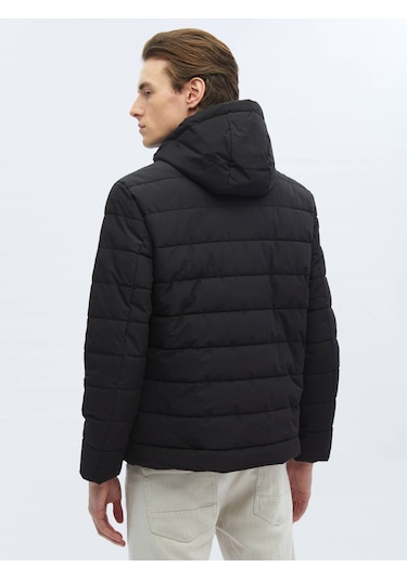 Siyah Dokuma Mont 398191 Siyah