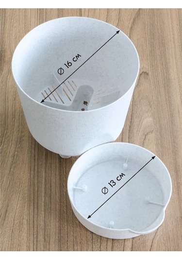 Interm Çiçek Saksısı, 3 Adet 2 Litre 62101676