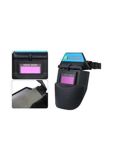 Symbee Siyah Otomatik Koyulaşan Kaynak Kaskı - Isıya Dayanıklı, Göz Ve Yüz Koruyucu, Kaynak İşlerinde Kullanım