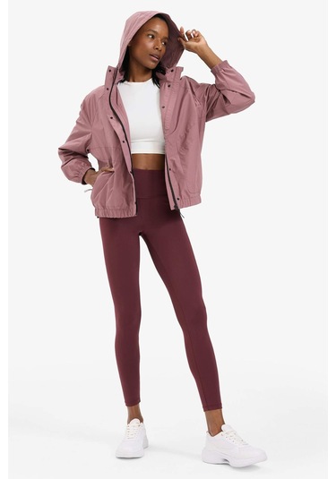 Defacto Defactofit Su İtici Regular Fit Kapüşonlu Yağmurluk C4949ax25aubr97 Bordo