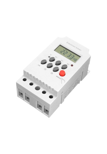 Ac 220v 25a Dijital Programlanabilir Zamanlayıcı Din E13456