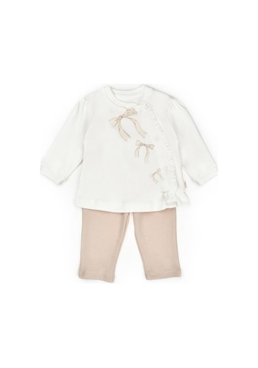 Bebek Alt Üst Takım %100 Organik Pamuk , Bebek - Yenidoğan- Csy8155 Taş