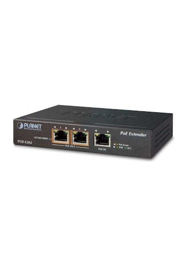 Planet 1-port 802.3at PoE+ &lt;-&gt; 2-port 802.3af/at Gigabit PoE+ Sin
