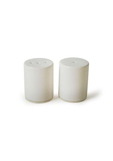 Keramika Mat Beyaz Stackable Tuzluk / Biberlik 6 Cm Beyaz