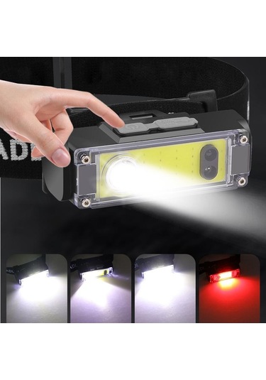 Led Far Xp-g Q5 Mini Usb Şarj Edilebilir Far Hafif Taşınabilir Kafa El Feneri Lambası Beyaz Ve Kırmızı Işık Package E Çok Renkli