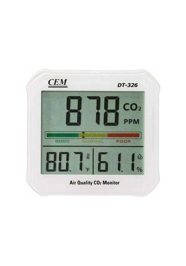 Cem Dt-326 Hava Kalitesi Ve Karbondioksit Ölçer