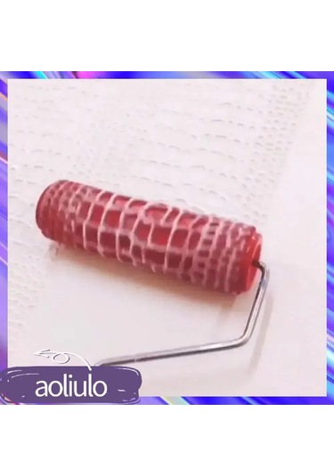 Dofolink 7 İnç Krokodil Desenli Rulo, Duvar Textürü Oluşturucu, Gips Ve Sanat Boya Aracı