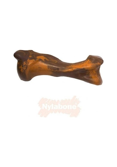 Nylabone Biftek ve Gravy Sos Aromalı Köpek Çiğneme Kemiği M