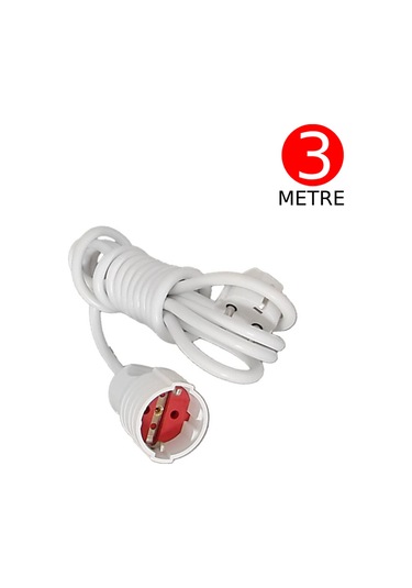 Tek-iş Uzatıcı Takımı Uzatma Kablosu Topraklı Seyyar Ara Kablo 3 Metre Diğer