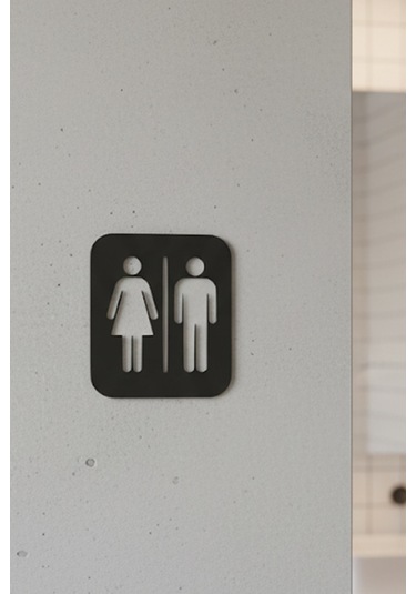 Wc Tabelası, Tuvalet Levhası, Kadın Erkek Tabela, Yönlendirme Levhaları 57